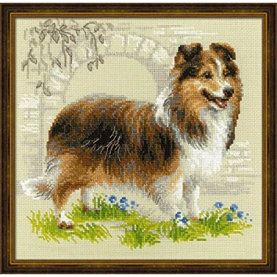 Image of RIOLIS Cross Stitch Kit 1710 Sheltie