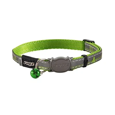 Image of Rogz Catz NightCat Collar, Lime