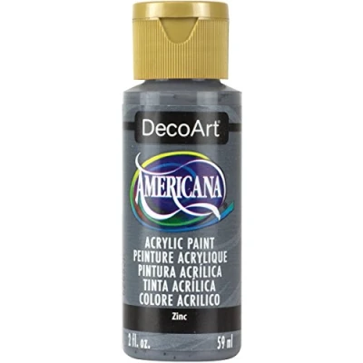 Image of Deco Art Americana Acrylic Multi Purpose Paint, Zinc,59 ml (Pack of 1)