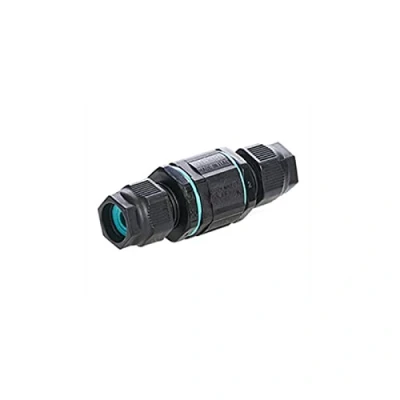 Image of Hylec IP68 Tee Tube Short 2 Way Cable Connector