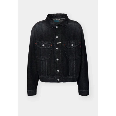Image of Replay M9Z1 Jacket Denim jacket, Men&#039;s, Size: Medium, Black delavè