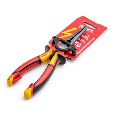 Image of Milwaukee VDE Long Round Nose Pliers 205mm