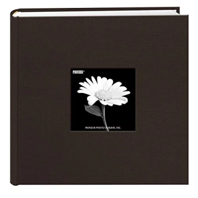 Image of Pioneer Photo Albums Cloth Album with Frame, Multi Colour, 24.13 x 23.87 5.08 cm