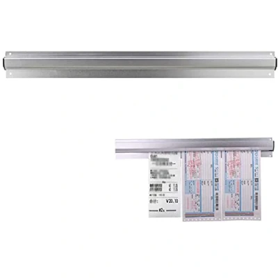 Image of Restaurant Order Grabber,30cm Tab Grabber Kitchen Holder Aluminium Grabbers Folder Wall Mounted Ticket Rack Bill Receipt Hanging for Food Hold Orders