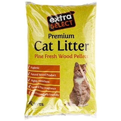Image of Extra Select Premium Wood Based Cat Litter, 15 L