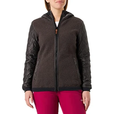 Image of CMP Women&#039;s Wool Jacket with Fixed Hood