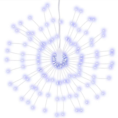 Image of vidaXL Christmas Starburst Lights 140 LEDs 4 pcs Blue 17 cm
