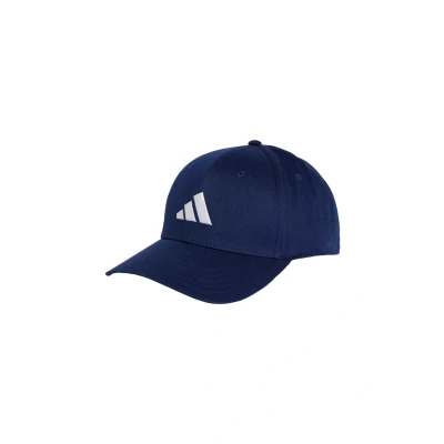 Image of adidas Unisex Baseball Cap Cotton New Logo, Dark Blue/White, M