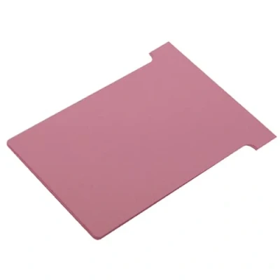 Image of Nobo T Card Size 3 80 x 120mm Pink (Pack of 100) 2003008+ Free FINCHLEY Refill Pen