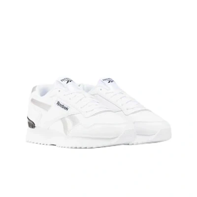 Image of Reebok Women&#039;s Glide Ripple Clip Running Shoes, White/White/Silver Metallic, 6 UK