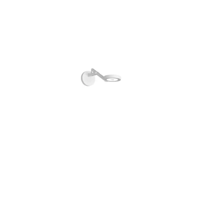 Image of Rotaliana String W0 Wall Lamp DTW Matt White/Silver