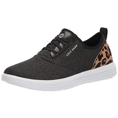 Image of Cole Haan Women&#039;s Grandsport Journey Sneaker, Black, 4.5 UK