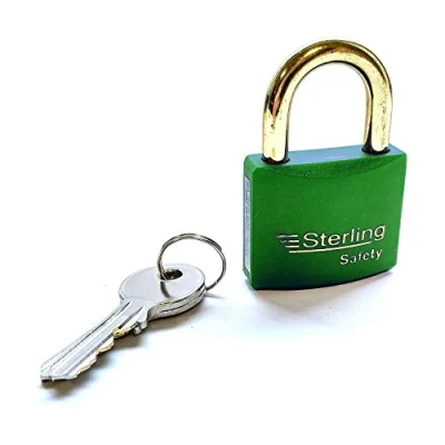 Image of Sterling BL4G 40mm Lock Out Padlocks, Green