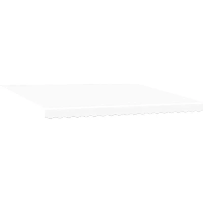 Image of vidaXL Awning Replacement Fabric for 4.5x3 m Frame White