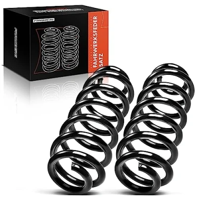 Image of Frankberg 2x Coil Spring Rear axle Compatible with A,l,h,a,m,b,r,a 710 711 2010 2015 S,h,a,r,a,n 7N1 7N2 Replace# 7N0511115D