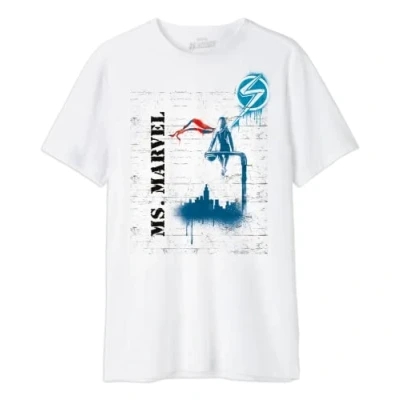 Image of Marvel Men&#039;s Uxmissmts006 T Shirt, White, XS