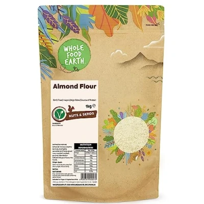 Image of Wholefood Earth Almonds Flour 1 kg GMO Free High Fibre Source of Protein