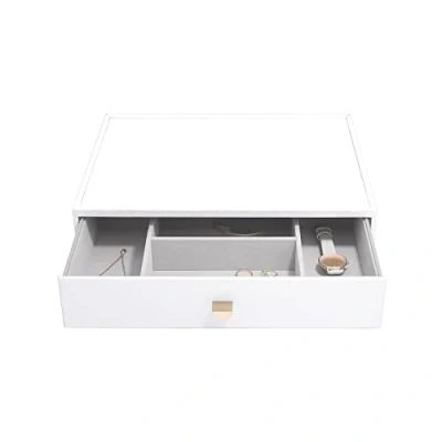 Image of Stackers Pebble White Supersize Accessory Drawer Layer