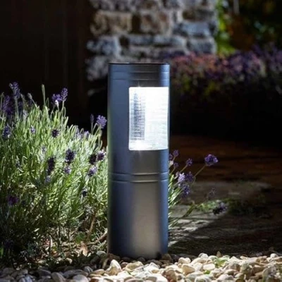 Image of Garden Mile Large Super Bright Solar Lights Outdoor LED Lighting 365 8hr Stake Pathway Waterproof for Driveway, Pathway, Patio, (1)