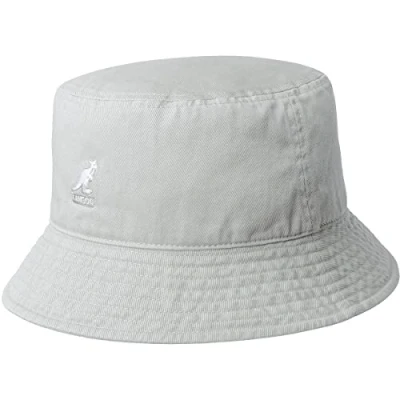 Image of Kangol Men, Women Washed Bucket Hat, Moonstruck, M