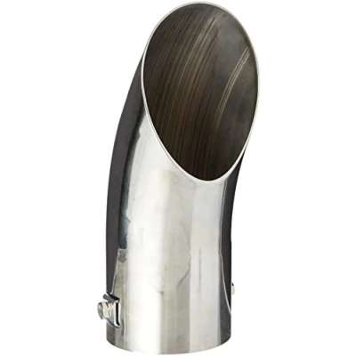 Image of 7x Simply Stainless Steel 76mm Curved Exhaust Trim ETC76