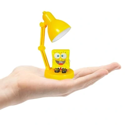 Image of Spongebob Mini Lamp Figure, Collectible Tiny Figurine Desk Decor, Licensed Gifts and Merchandise