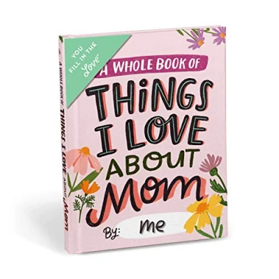 Image of Em &amp; Friends About Mom Book Fill in the Love Blank Gift Journal, 4.10 x 5.40 inches
