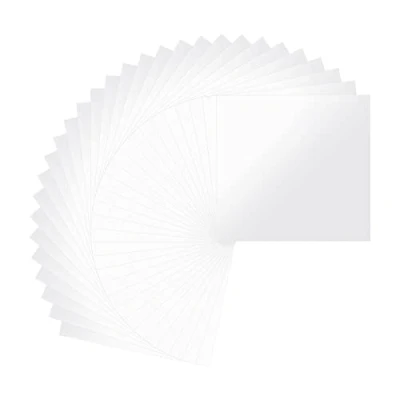 Image of MANCHAP 30 PCS x 30cm/12 12 Inch Blank Mylar Stencil Sheets, 10 Mil Film, Plastic Template Sheets for Make Your Own Stencils