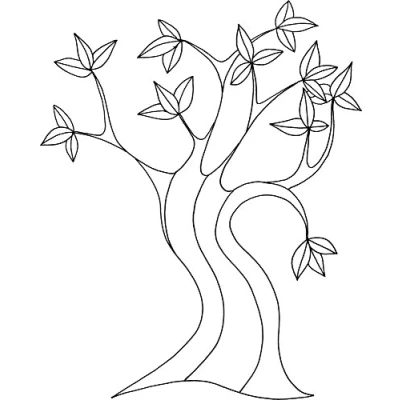 Image of Lindsay Mason Designs LM Zendoodle Tree Clear Stamp