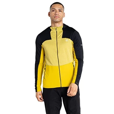 Image of Dare2b Revive II Mens Core Strech for Ski,Hiking and Trekking Recycled warm backed stretch fabric, Quick drying, Grown on hood full zip