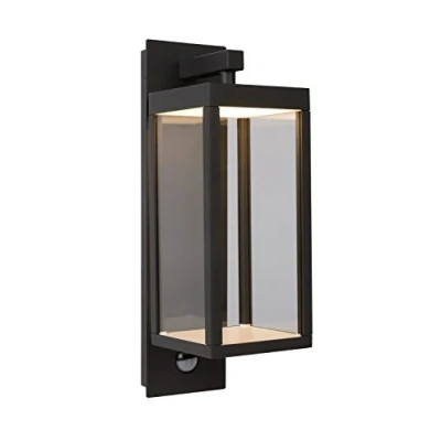 Image of Clairette Modern Wall Light Outdoor, PIR Sensor LED 1x15W 3000K IP54 Anthracite