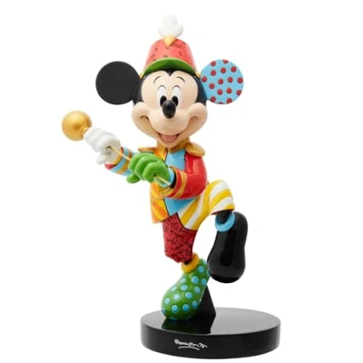 Image of Enesco Disney Britto Band Leader Mickey Mouse Figurine, 10.125 Inch, Multicolor