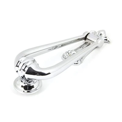Image of From The Anvil Polished Chrome Loop Door Knocker