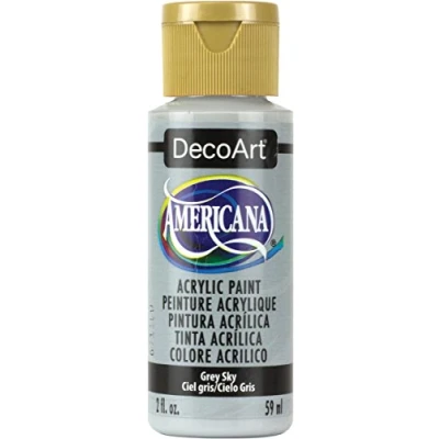 Image of Deco Art Americana Acrylic Multi Purpose Paint, Grey Sky, 59 ml (Pack of 1)