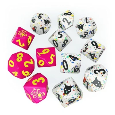 Image of Modiphius Entertainment: Fallout Factions: Dice Sets The Pack 12 Engraved Dice, Tabletop Miniatures Game Accessory, Officially Licensed