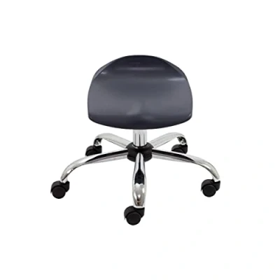 Image of Tc Titan Junior Swivel Stool 5 11 Years with Castors Charcoal