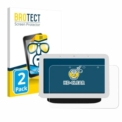 Image of brotect Screen Protector compatible with Google Nest Hub 2 (2 Pack) HD Clear Protection Film