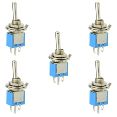 Image of 5 x On/On Sub Miniature Small Mini Toggle Switch SPDT