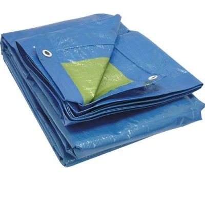 Image of Tarpaulin Rain Tarpaulin, 5 m x 1.5 7.5 m², 75 g/m², with Eyelets, Industrial Protective All purpose Waterproof, Tear Resistant