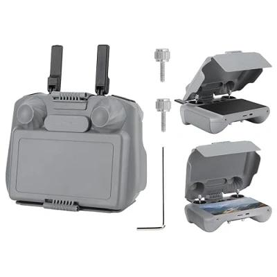 Image of MotuTech 2 in 1 Adjustable Angle Screen Protector for DJI RC 2/DJI Remote Control Air 3 Mavic 3/3 Pro Cine Classic Mini 2S (for 2)