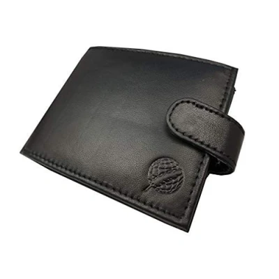 Image of Roamlite R.F.I.D NFC Blocking Mens Designer Leather Wallet with 9 Credit Card Slots and Coin Pocket 11cm x9 x2 R46KRFIDX (Black R*F*I*D Gift Boxed)