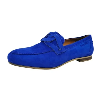 Image of bugatti Women Rossi Loafer, Blue, 9 UK