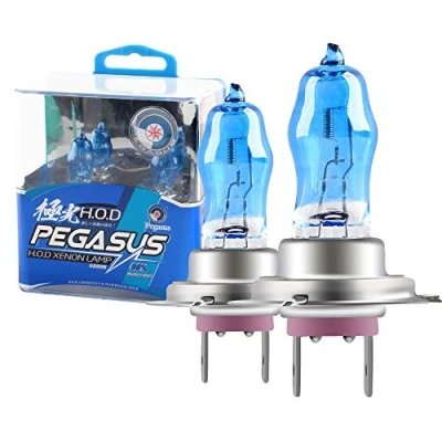Image of 2Pcs H7 100W Super Bright Xenon White 6000K Halogen Lamp Light Bulb 12V Car Headlight Fog Replacement