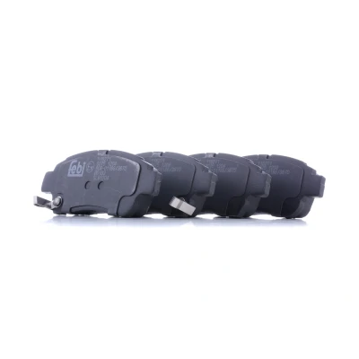 Image of 0446552031, 0446552032, 0446552040, 0446552041, 0446552050 Brake pad set FEBI BILSTEIN 116271 Front Axle with acoustic wear warning