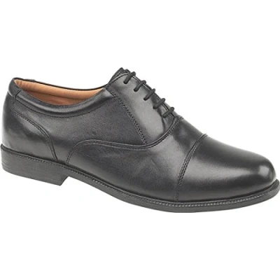 Image of Amblers London Leather Oxford Mens Shoes Black Size UK 8