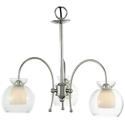 Image of Malvina Pendant/Semi Flush 3 Light G9 Polished Chrome