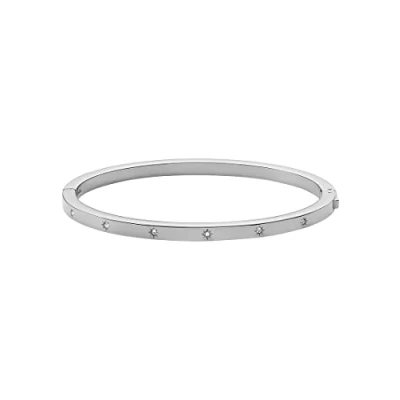 Image of Fossil Women&#039;s Bracelet Sadie Shine Bright Stainless Steel Bangle, JF04420040