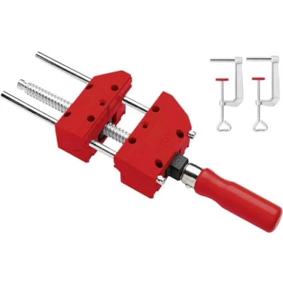 Image of Bessey S10 ST &quot;S10&quot; Screw Clamp, Red/Grey, 100 mm