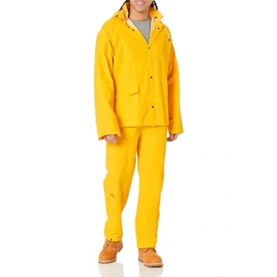 Image of Kunys R101M 0.35mm 3 piece Rain Suit Medium Yellow