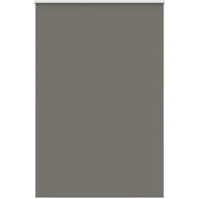 Image of vidaXL Roller Blind Blackout Grey 160x210 cm Fabric Width 156.6 Polyester